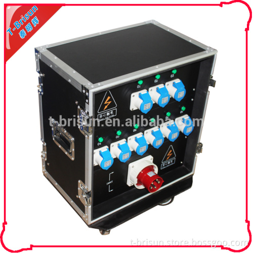 power distribution box with current meter voltage meter